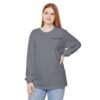 Avonem Women Garment-dyed Long Sleeve T-Shirt