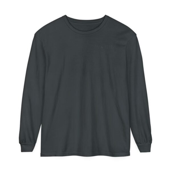 Avonem Women Garment-dyed Long Sleeve T-Shirt